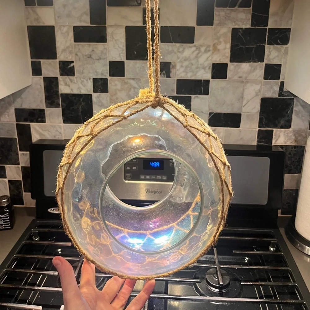 Glass Bird Feeder
